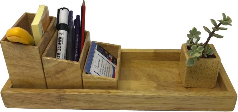 Wooden pen stand