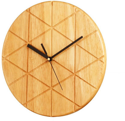 Groovy Triangles - Wall Clock